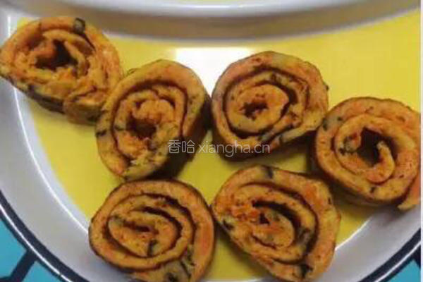 胡萝卜香菇厚蛋烧的做法图解11