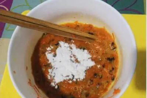 胡萝卜香菇厚蛋烧的做法图解7