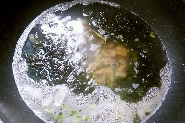 海米紫菜蛋花汤的做法图解8