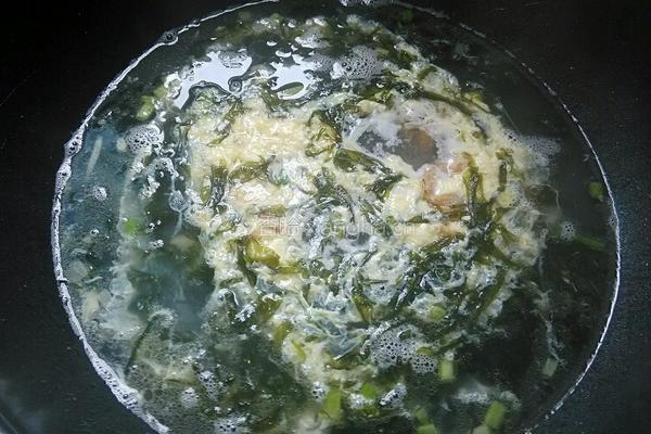 海米紫菜蛋花汤的做法图解9