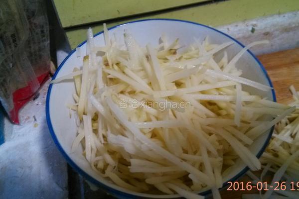 清炒土豆丝的做法图解2
