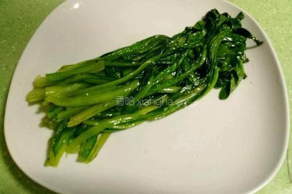 耗油油麦菜的做法图解3