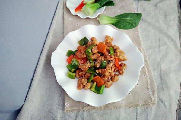 青椒醋溜肉的做法图解10