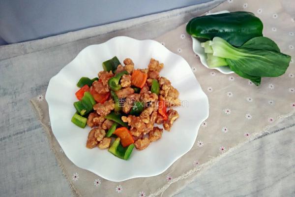 青椒醋溜肉的做法图解11