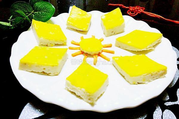 鸡肉黄蛋蒸糕