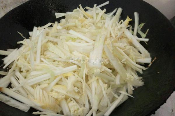 白菜粉条的做法图解4