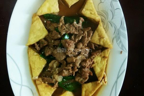 三角豆腐炒肉的做法图解6