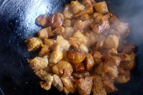 香菇炖肉的做法图解4