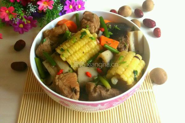 田园杂蔬排骨煲