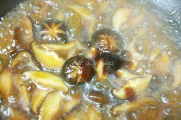酱香菇扒油菜的做法图解11