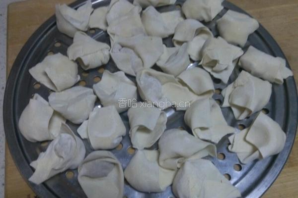 虾肉馄饨的做法图解5