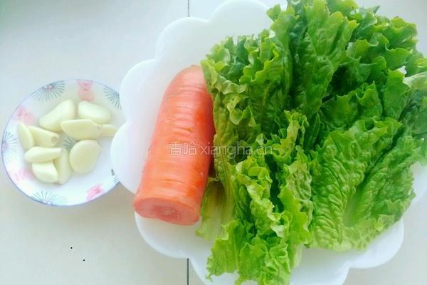 白芍生菜的做法图解1
