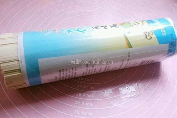 蒜苔肉丝捞面的做法图解2