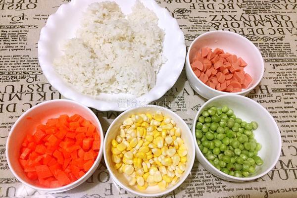 什锦炒饭的做法图解1