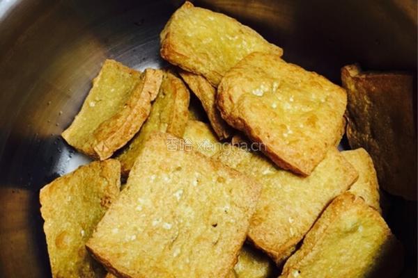 卤煮黄金豆腐的做法图解3