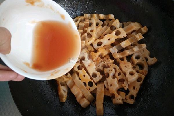 糖醋藕条的做法图解12