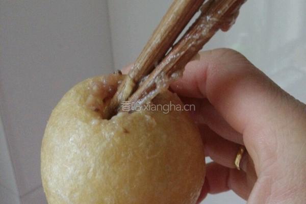 油面筋塞肉的做法图解5