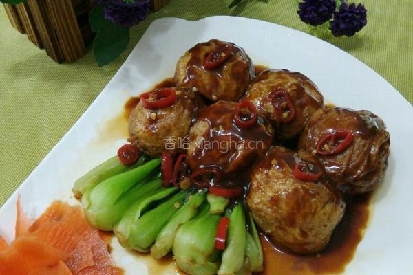 油面筋塞肉的做法图解12