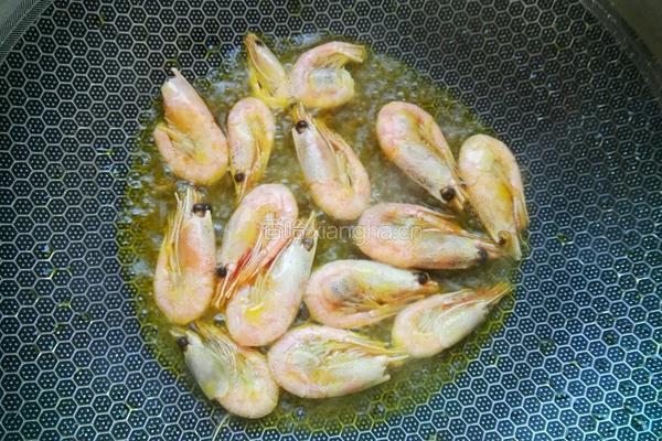 仔虾油菜的做法图解2