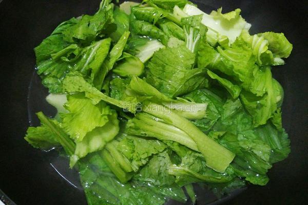 咸蛋芥菜汤的做法图解5