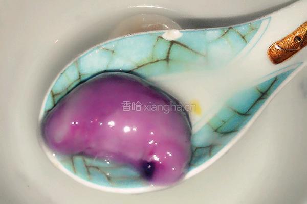 紫薯水果汤圆的做法图解12