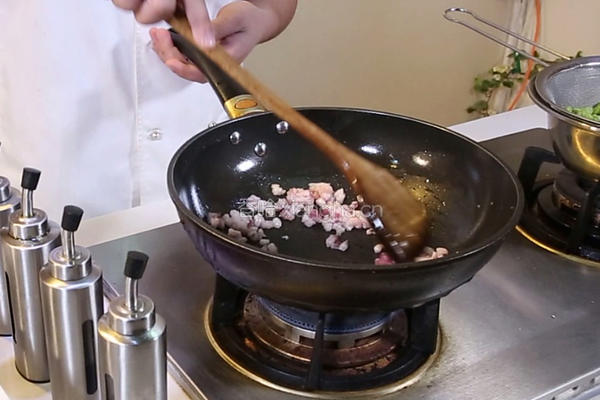橄榄菜肉沫四季豆的做法图解5