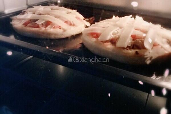 迷你披萨的做法图解4