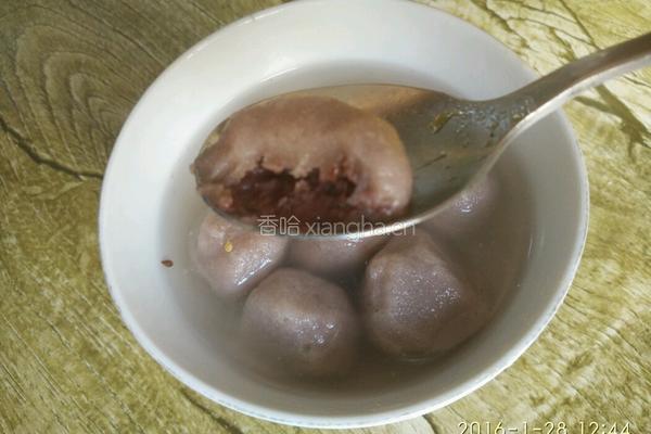 简单的红豆汤圆