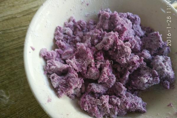 紫薯小麻团的做法图解5