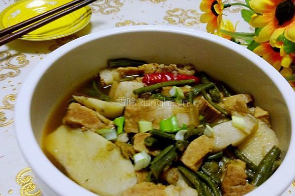 长豆角山药炖猪肉的做法图解7