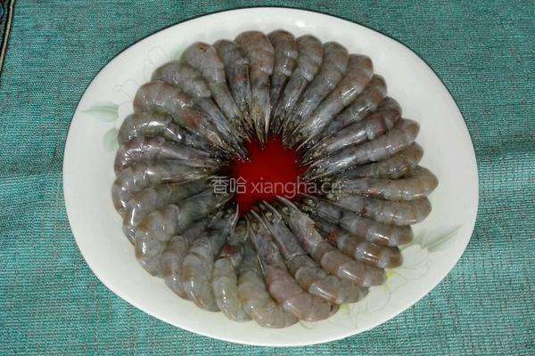 蒜蓉豉油蒸虾的做法图解6