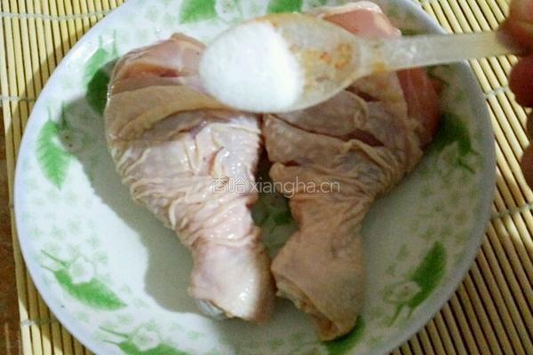 奥尔良烤鸡腿的做法图解3