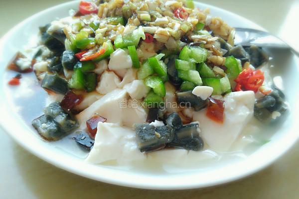 皮蛋拌豆腐的做法图解5