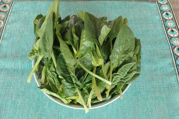 清炒菠菜的做法图解2