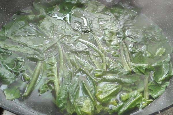 清炒菠菜的做法图解4