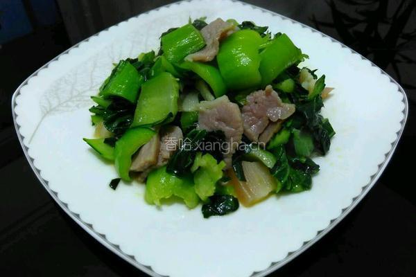 青菜炒咸肉