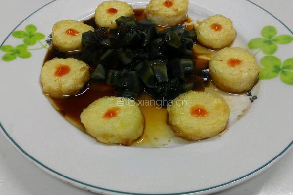 皮蛋拌玉子豆腐的做法图解7