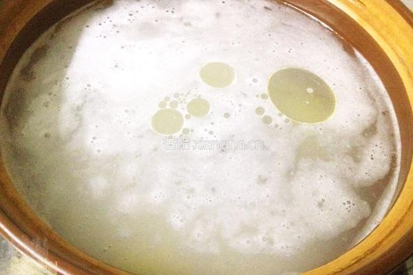 鱿鱼虾粥的做法图解8