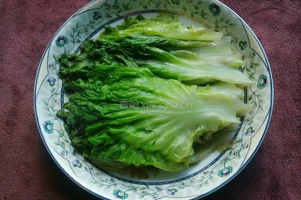 蒜蓉蚝油生菜的做法图解6