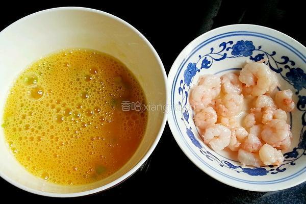 虾仁滑蛋的做法图解3