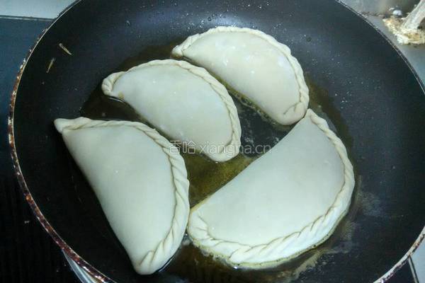 韭菜鸡蛋煎包的做法图解17