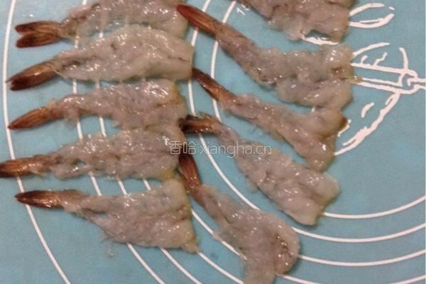 香酥虾排的做法图解3