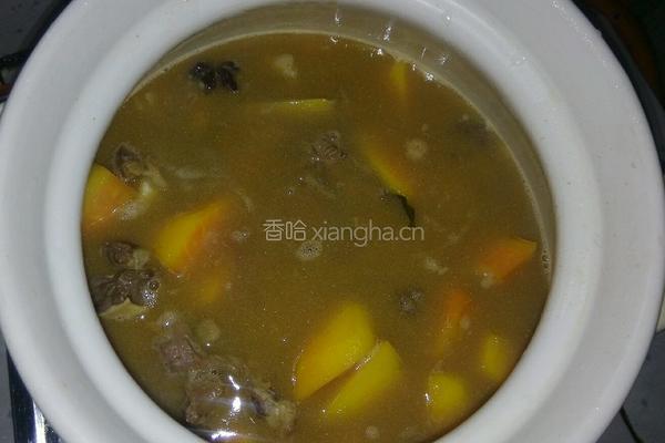 牛腩炖木瓜的做法图解6