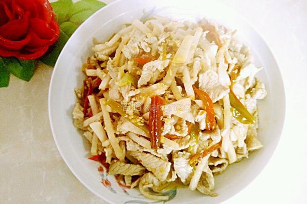 酸菜肉丝的做法图解11