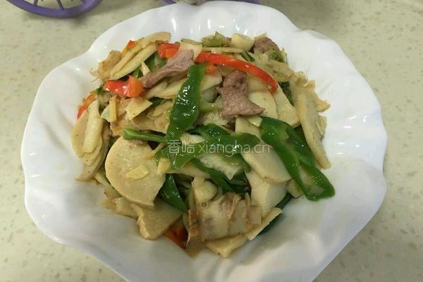 冬笋炒肉片的做法图解8