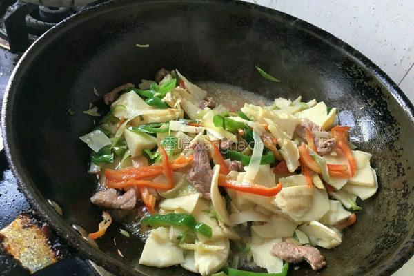 冬笋炒肉片的做法图解7