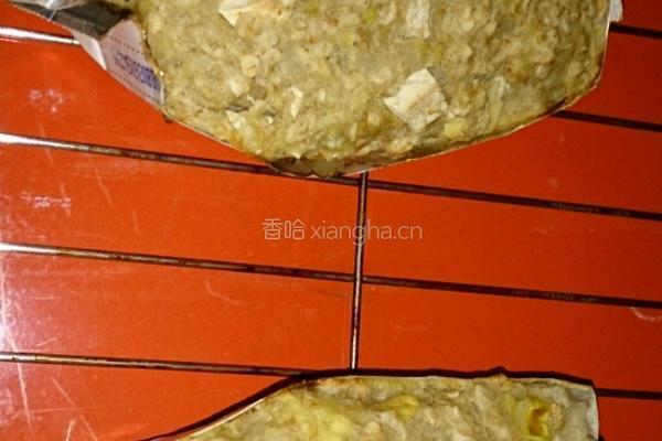 葱香鱼板豆米磅蛋糕的做法图解11