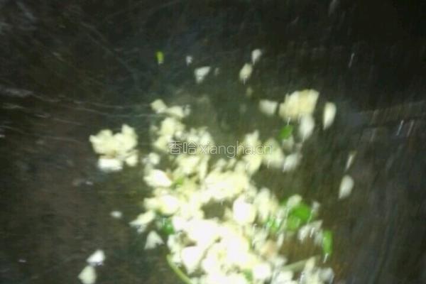 油菜炒香菇的做法图解2