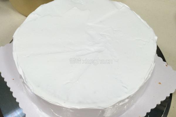 8寸草莓奶油蛋糕的做法图解7