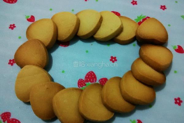 心形花生奶油饼干的做法图解13